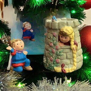 Rapunzel - Merry Miniature Hallmark Keepsake Christmas Figurines - 1998